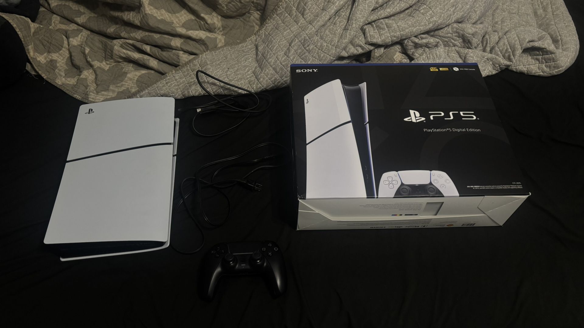 Sony PS5 Slim Digital Edition 1TB Video Game Console - White