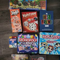 Variety Of BOARD GAMES/PUZZLE