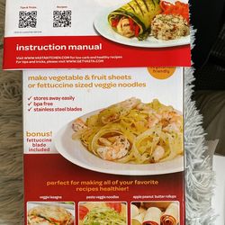 Vasta Sheet Slicer- Make Veggie Noodles
