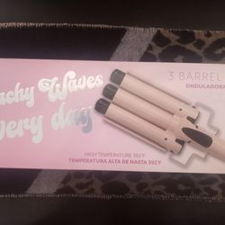 Bellezza Rose Gold 3 Barrel Waver