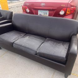 FREE Used Ikea Sofa Set - Faux Leather