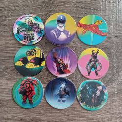 Power Rangers POGs and Slammer
