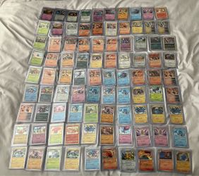 90 Pokémon Holo & Reverse Holo Cards Lot – Sleeved Collection