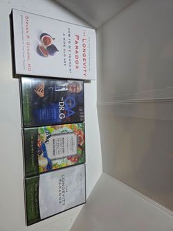 The Longevity Paradox Lot of 3 DVDs and one book
