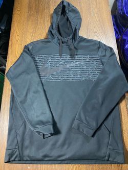Nike Therma Dri Fit GFX Pullover Hoodie Black Pocket BV2764-010 sz XL 24pit2pit
