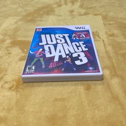 Just Dance 3- Nintendo Wii Game
