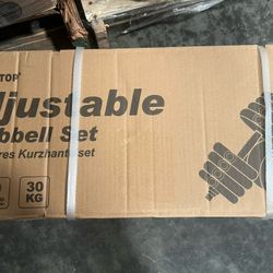 66 LB Adjustable Dumbbell Set