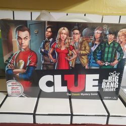  big Bang theory Clue  board game 