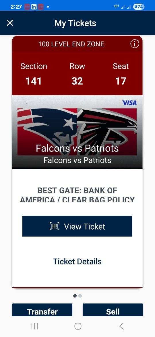 Pats Vs. Falcons Sun. Nov. 2, 2025