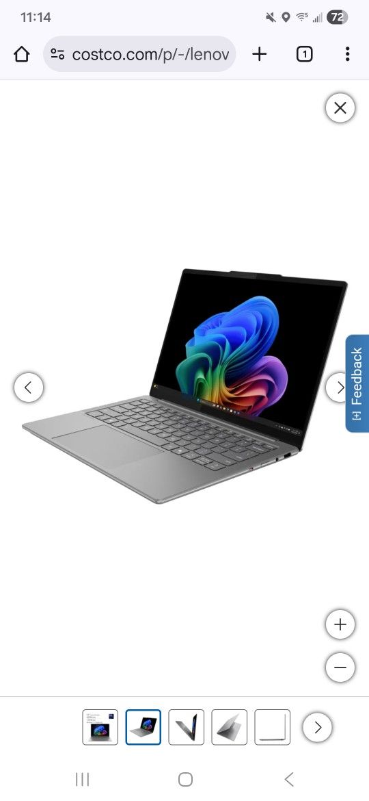 Lenovo Slim 7i 14" Oled Touchscreen Laptop