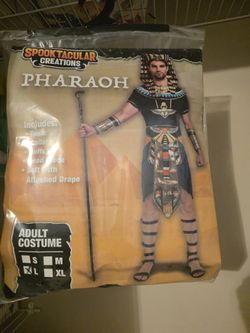 Spooktacular Pharaoh Adult Halloween Costume — Large
