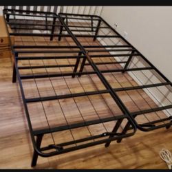 Full Size Black Metal Bed Frame 