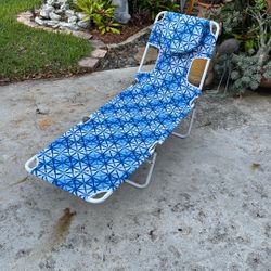 Folding Beach Chair Or Lounge 