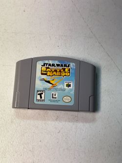 Nintendo 64 Star Wars Battle For Naboo game