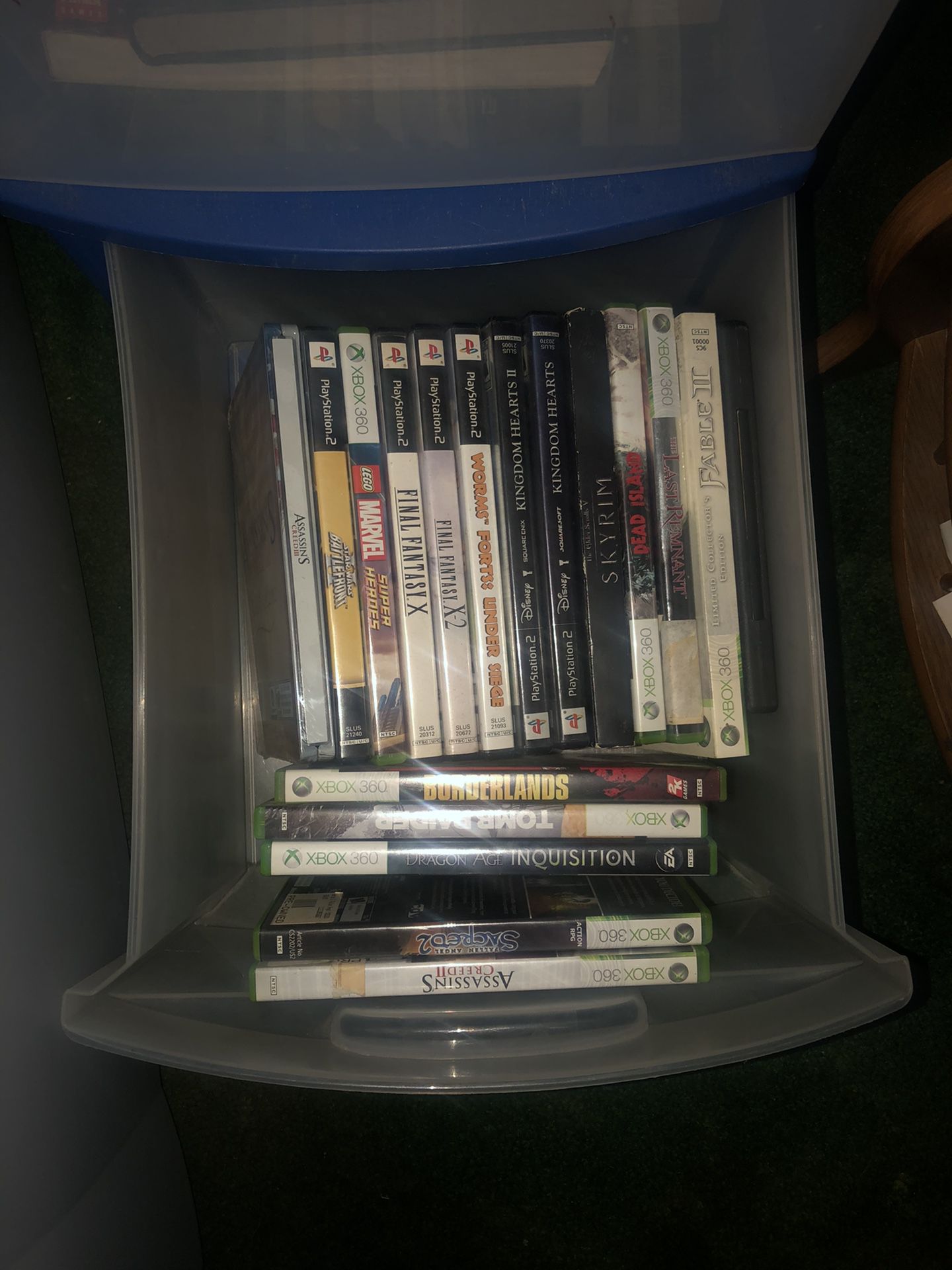 PS2 and Xbox 360 games