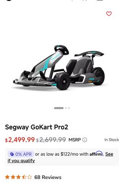 Segway Ninebot electric go-kart