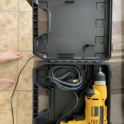 DeWalt Drills F4 Drills (2 Corded & 2 Cordless) — Batteries, Chargers & Cases