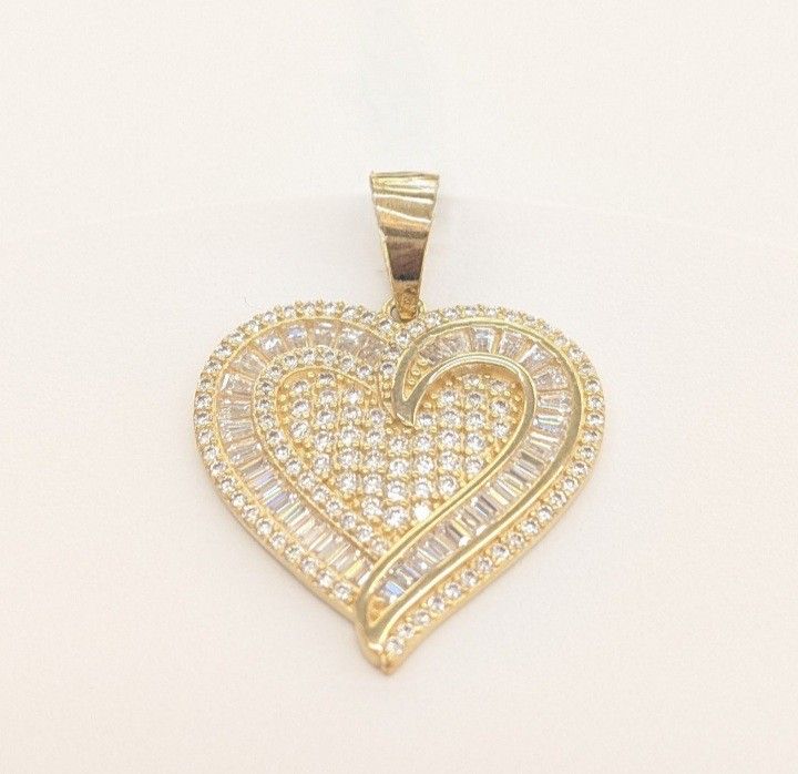 10kt Real Gold Heart Pendant