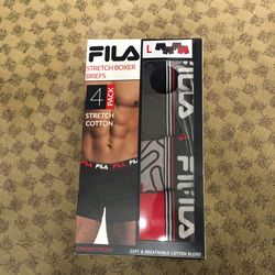 NWT Fila men’s boxer briefs 4 pack size S M L XL