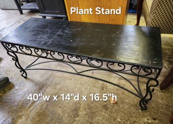 Plant stand, Tv Stand. Or coffee table 
40"w 