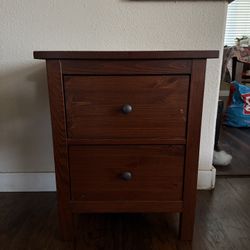 Wooden Bedside Dresser