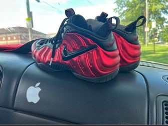 Nike Air Foamposite Pro Red and Black Sneakers
