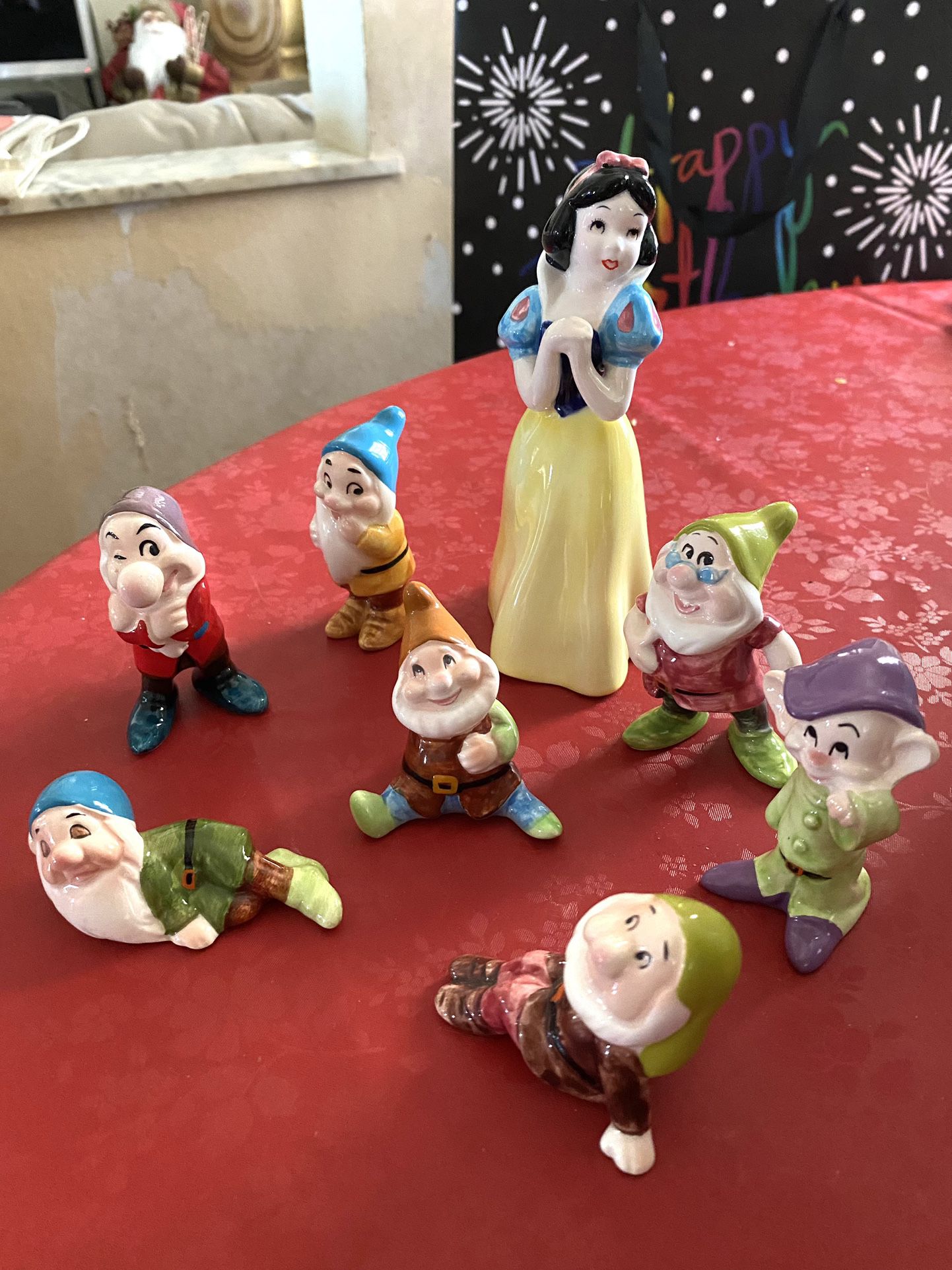 Disney Snow White, Seven Dwarves Vintage, Japan