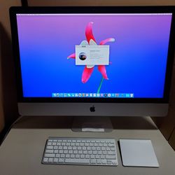 Apple iMac 27-Inch Slim (Late 2012) Intel Quad-Core i7, 16GB Memory,  128 SSD +1TB HDD,  macOS CATALINA,  Keyboard & mouse 