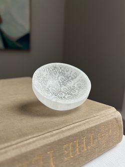 Mini Celestial Selenite Trinket Dish ( firm on price )