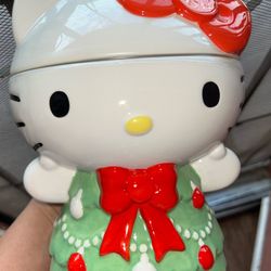 Hello Kitty Christmas Cookie Jar