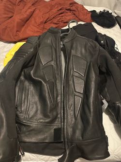 Leather Tribe Men’s Leather Motorcycle Jacket