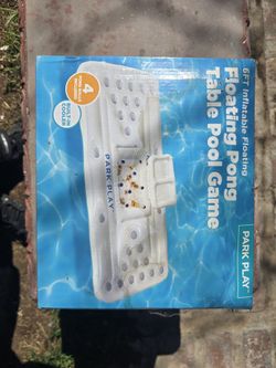 Floating Beer Pong Pool Game New 
