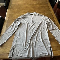 Thin Gray Long Sleeve Shirt