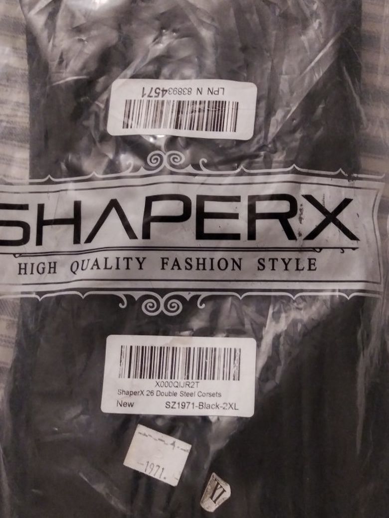 Shaperx Double Steel Corset Black 2XL