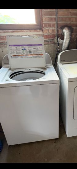 Washer & dryer whirlpool