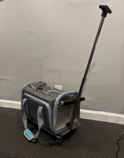 Pet airplane Carrier with wheels