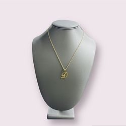 10kt Real Gold With Charm D