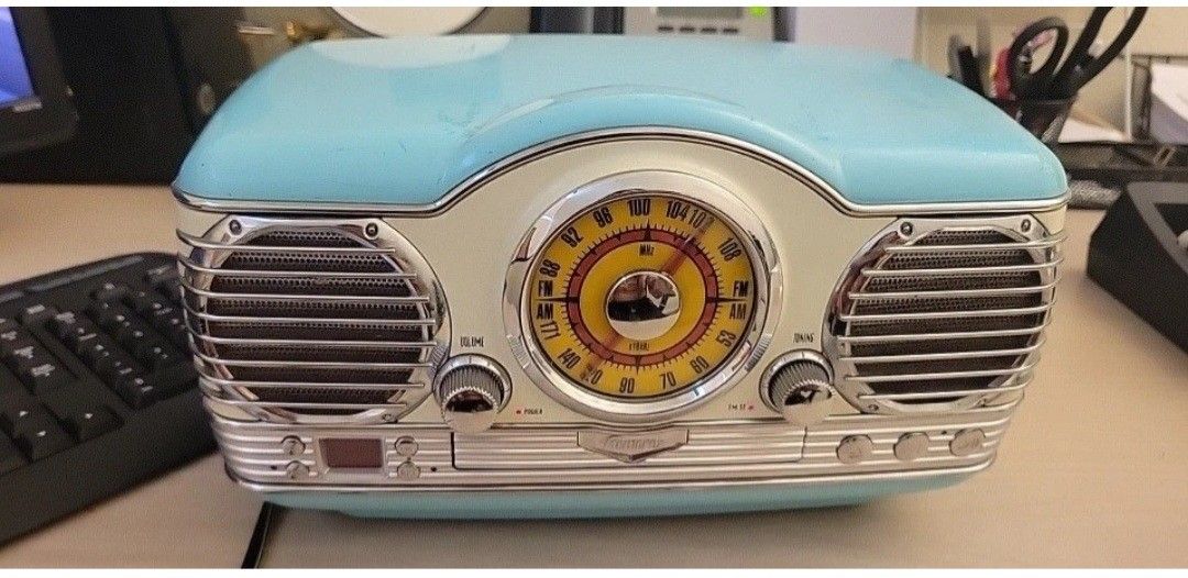 Memorex AM/FM Stereo Radio CD Player MTT3200 Nostalgia Vintage Looking - Tested