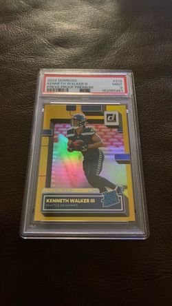 2022 Donruss Kenneth Walker III Press Proof Premium PSA 9