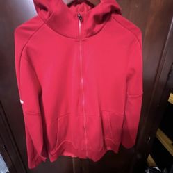 Red Adidas Zip Up