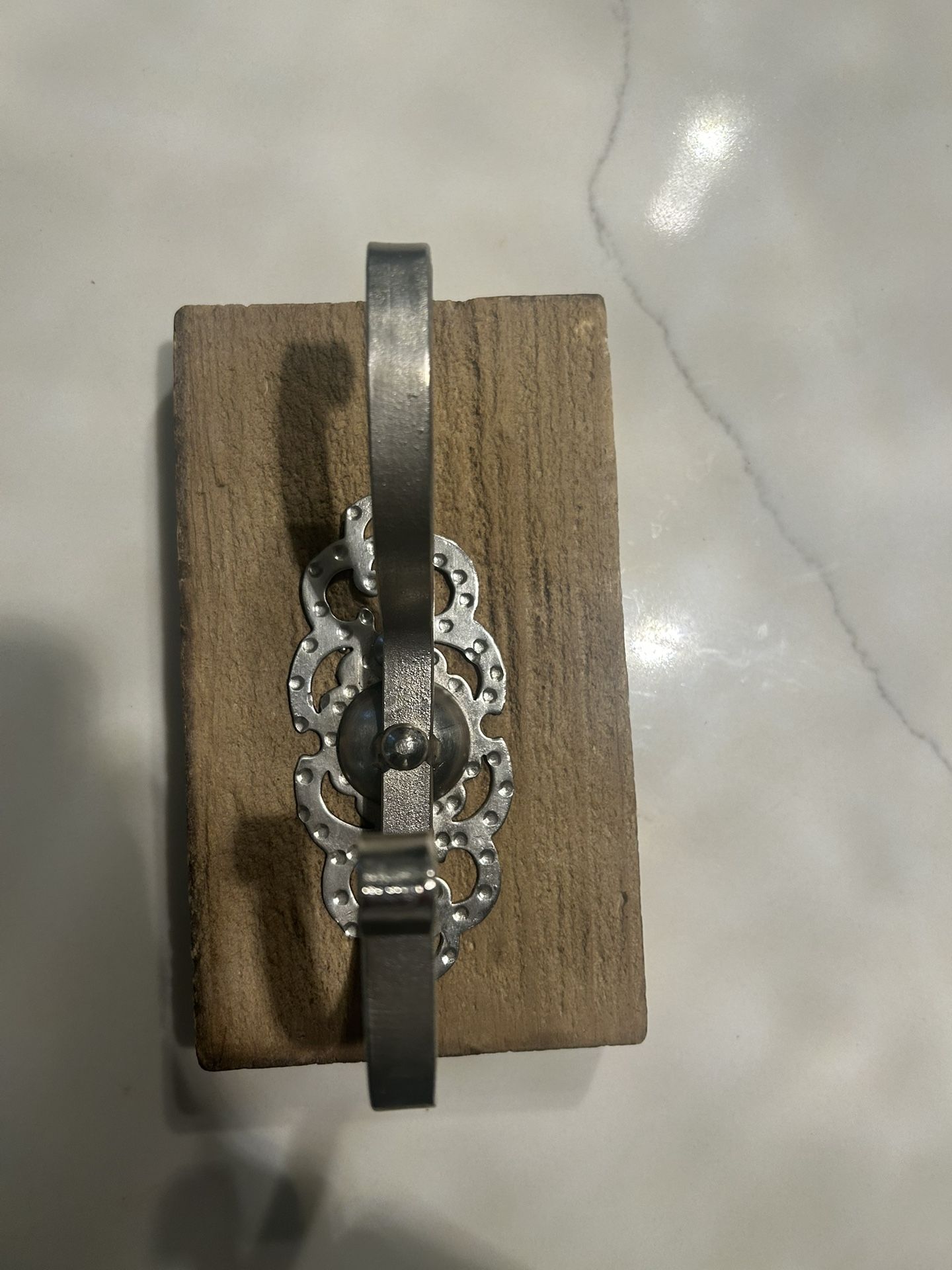 Reclaimed rustic wood coat or towel holder/hook