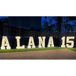 Marquee Letters And Numbers 
