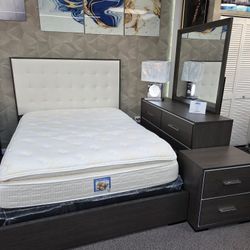 🍀🍀 Bedroom Set Queen 4-Pcs 