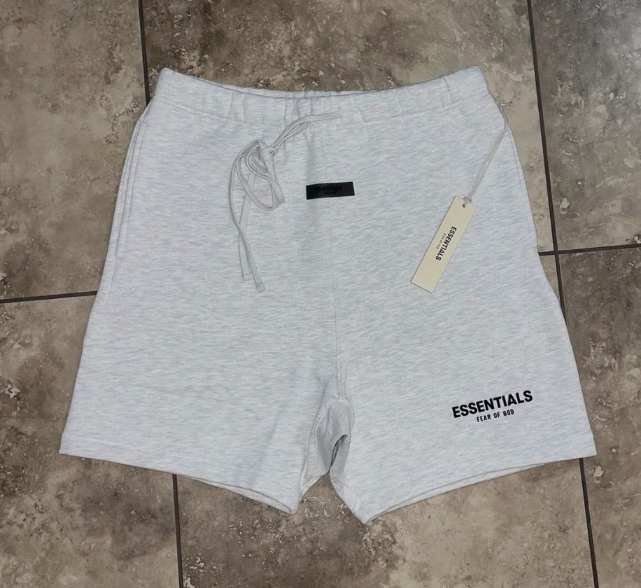 Essentials oatmeal sweat shorts