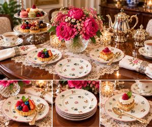 Villeroy & Boch Petite Fleur – Set of 5 Porcelain Plates