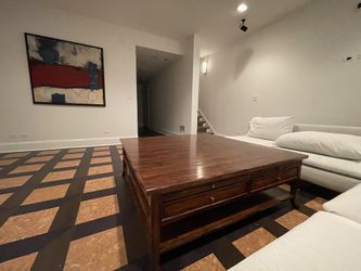Designer Solid Wood Large Coffee Table