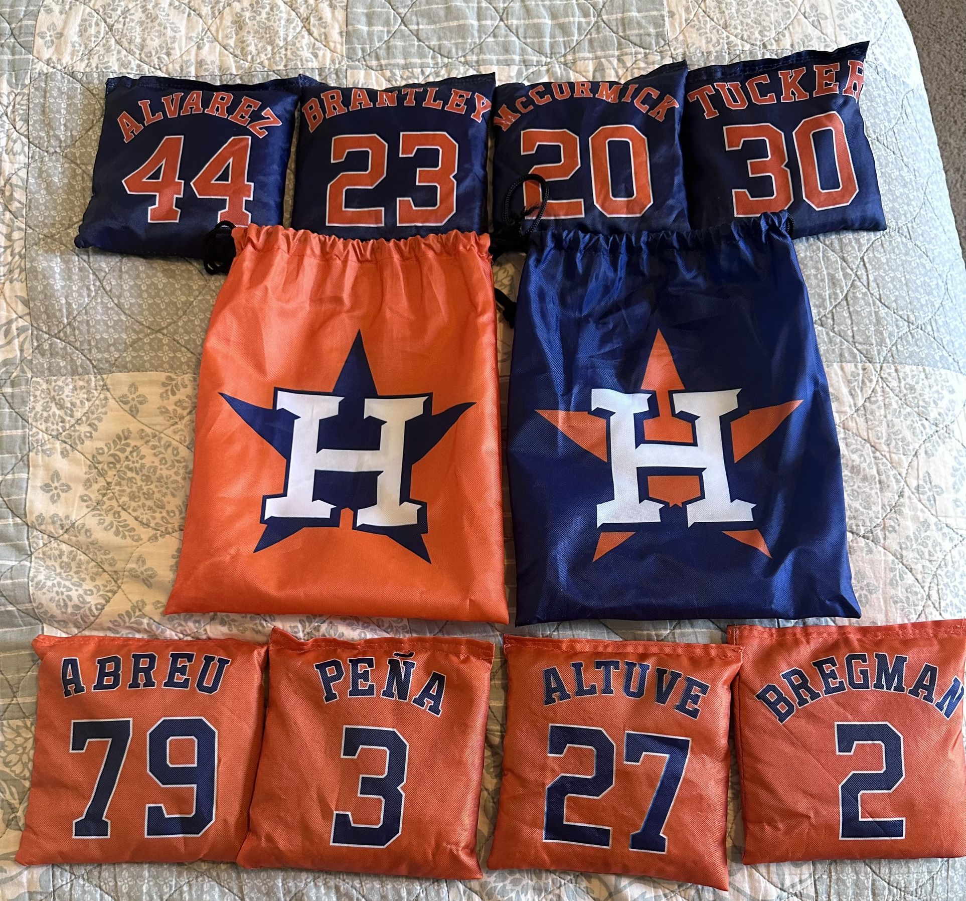 Houston Astros Cornhole Bags (Complete Set)