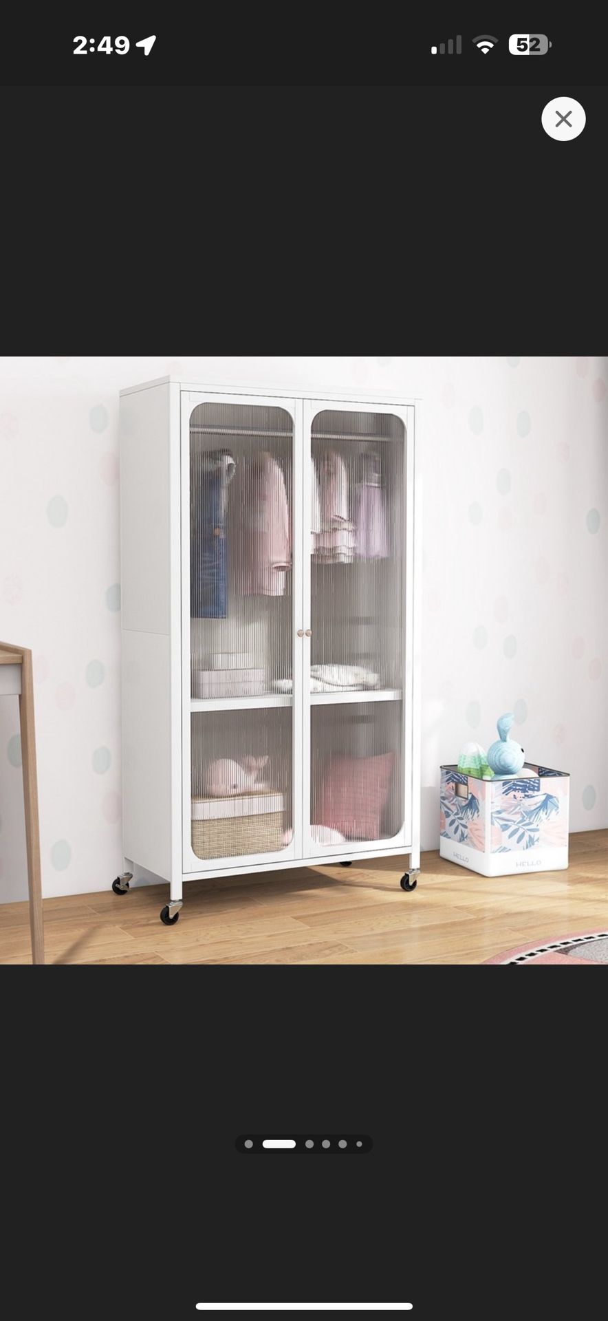 Wardrobe With Wheels!! Excellent