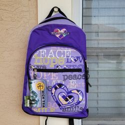 NEW WITH TAG...PURPLE BACKPACK 