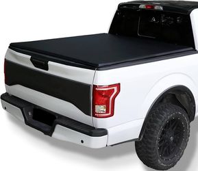 Soft Roll Up 8' Long Truck Bed Cover Compatible for 1 1 2001 2002 2003 Ford F-150 | 2004 F-150 Heritage Vinyl Tonneau Cover with Style